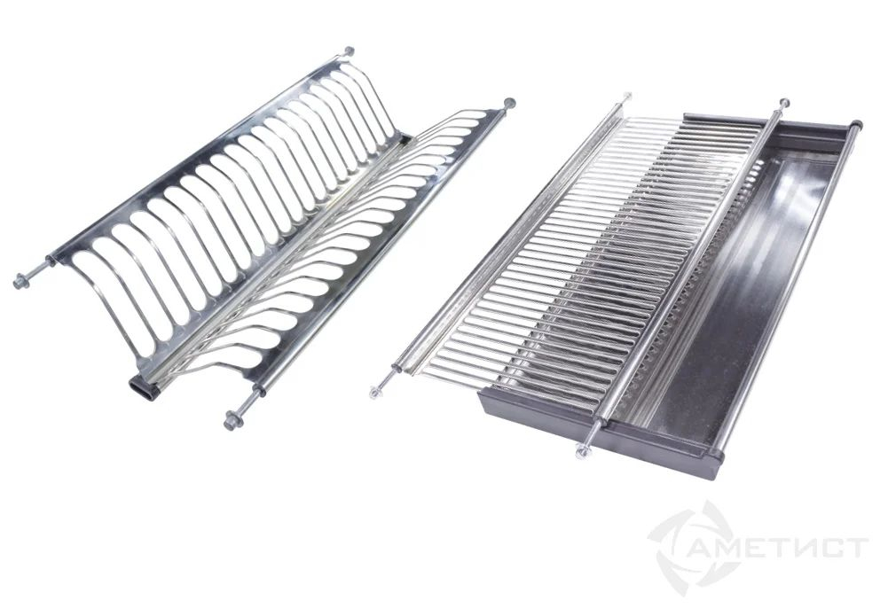 Посуда, Сушка для посуды двухуровневая с поддоном 800 мм