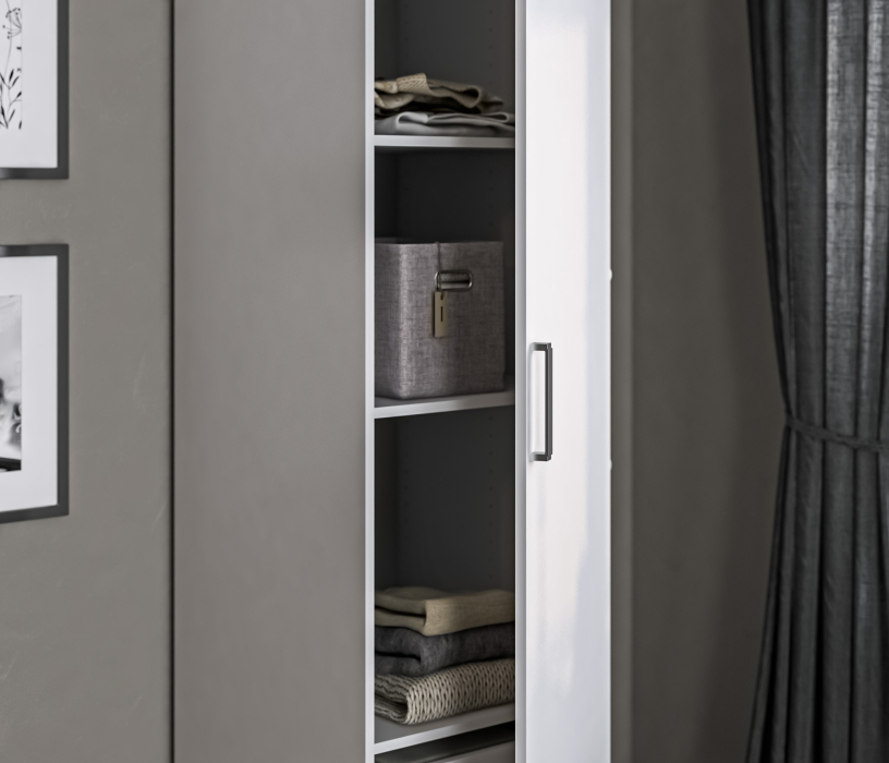 Шкафы пеналы, Шкаф-пенал МАКС 500 Белый