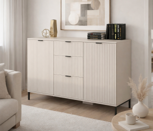 Комод Турин СБ-3571 Кашемир серый/МДФ Кашемир