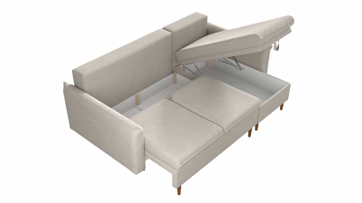 Диваны угловые в гостиную, Угловой диван АМиКо 2, вельвет