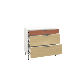 Комод Марвэл 16.234.03, белый, плэйн, безмолвная пустыня