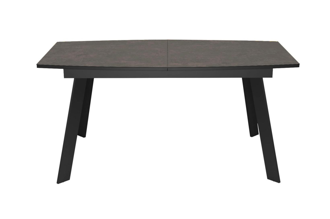 Обеденные столы, Стол XL160 хромикс бронза/черный/опоры черные