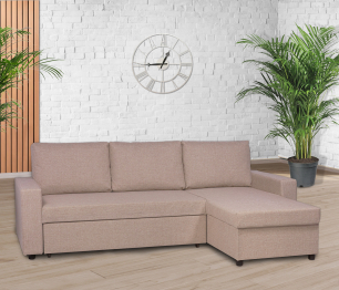 Угловой диван-кровать Турин, рогожка