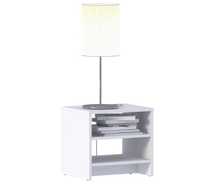 Тумба прикроватная Кито СБ-2607/1 белый