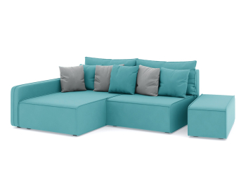 Диван-кровать угловой Портленд еврокнижка НПБ, велюр