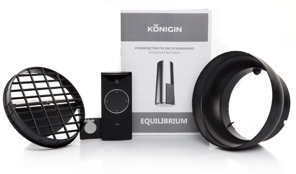 Вытяжки, Кухонная вытяжка Konigin Equilibrium Glass