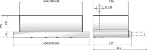 Вытяжки, Кухонная вытяжка ELIKOR Интегра 45П-400-В2Л