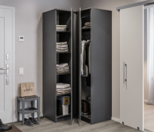 Шкаф угловой Леон СБ-3365