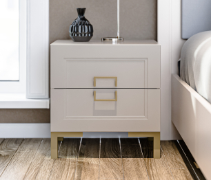 Тумба Ассоль СБ-3436 Кашемир серый/МДФ Кашемир