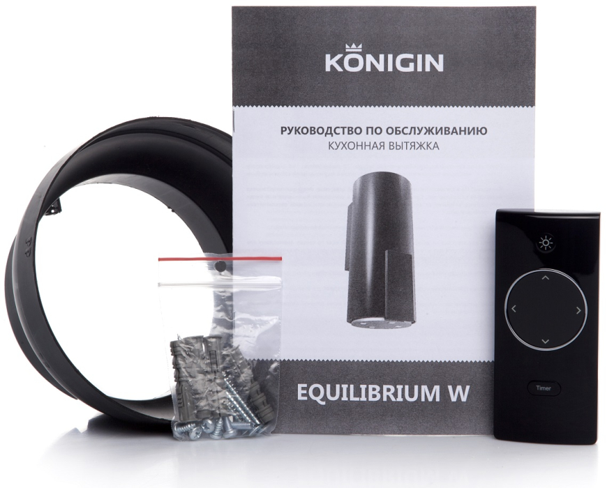 Вытяжки, Кухонная вытяжка Konigin Equilibrium W Glass