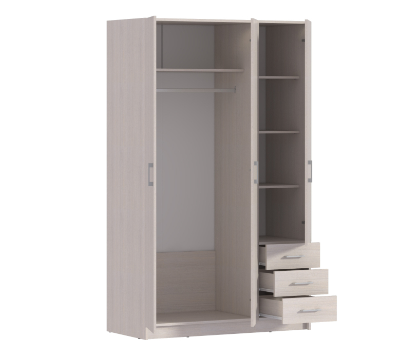 Шкафы распашные, Шкаф 3 дверный Терра СБ-2797/1