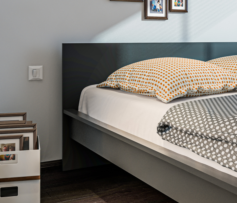 Кровати 140 см, Кровать (1400) Леон/Бруклин СБ-3368