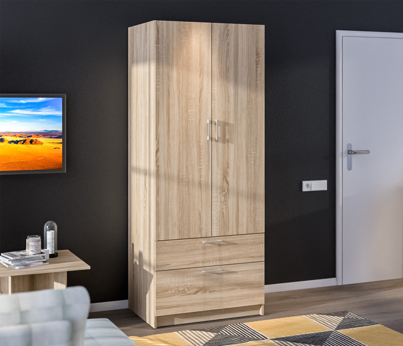 Шкафы распашные, Шкаф Терра СБ-3292 Дуб Сонома