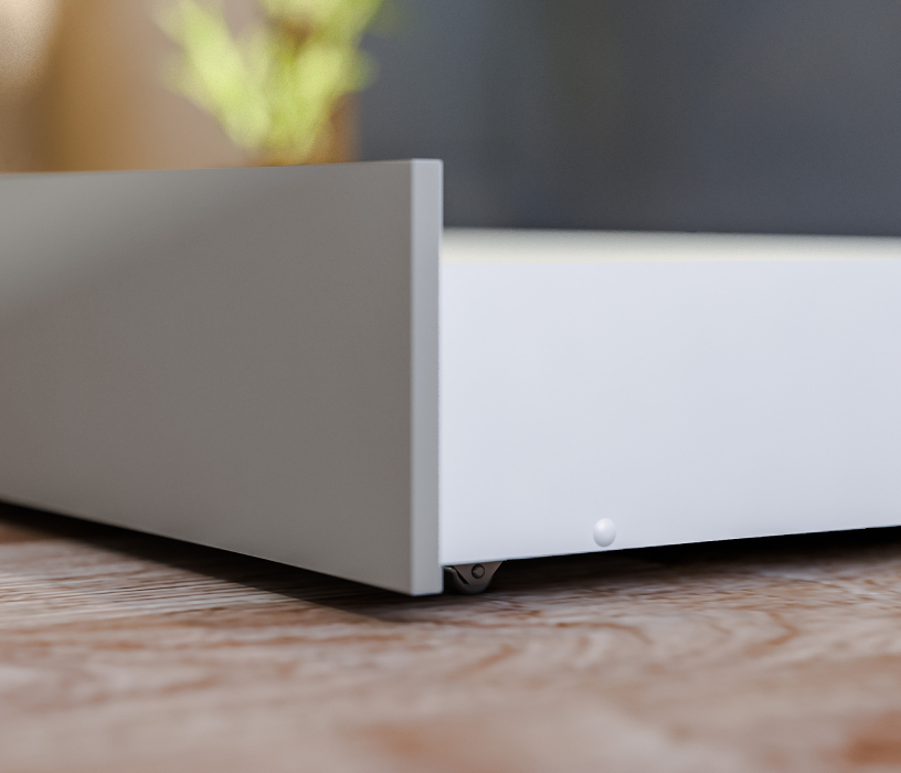 Детские кровати, Ящик для кровати Mika / Мика СБ-3281 Белый/Серый